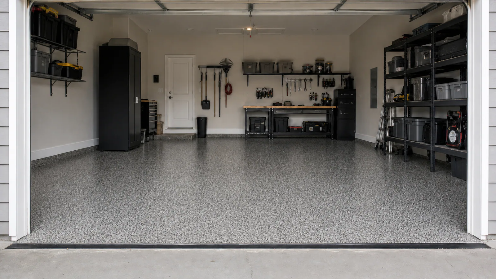 Garage floor colour preview: Glacier Grey